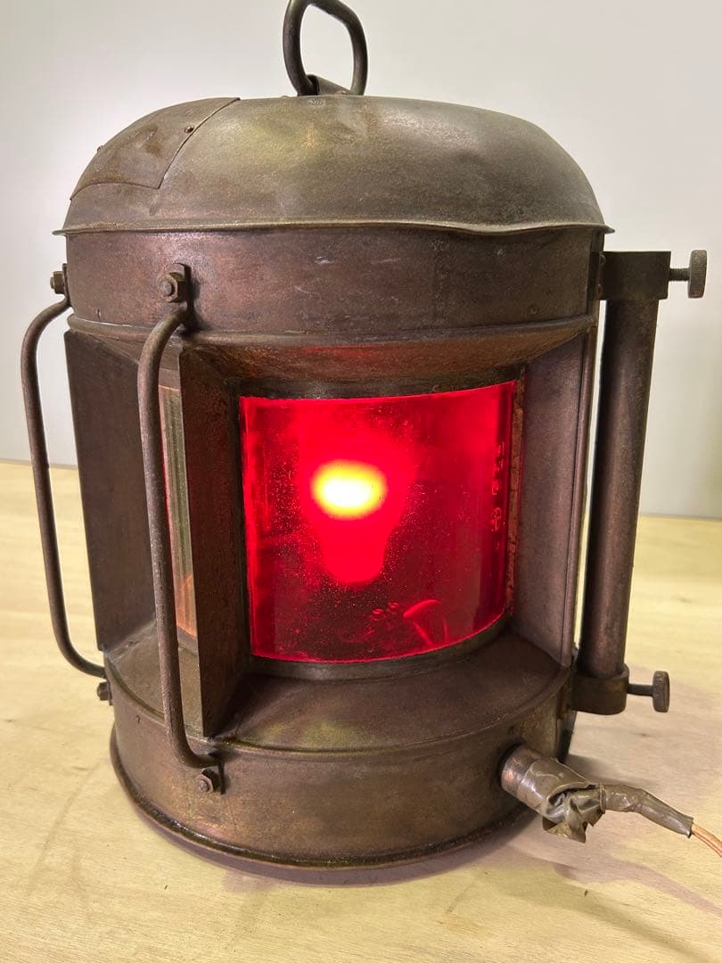 アンティーク航海灯（真鍮）