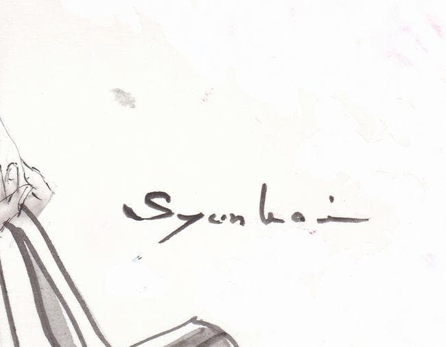 イラスト原画　挿絵　西村春海 「はじめての制服デート」