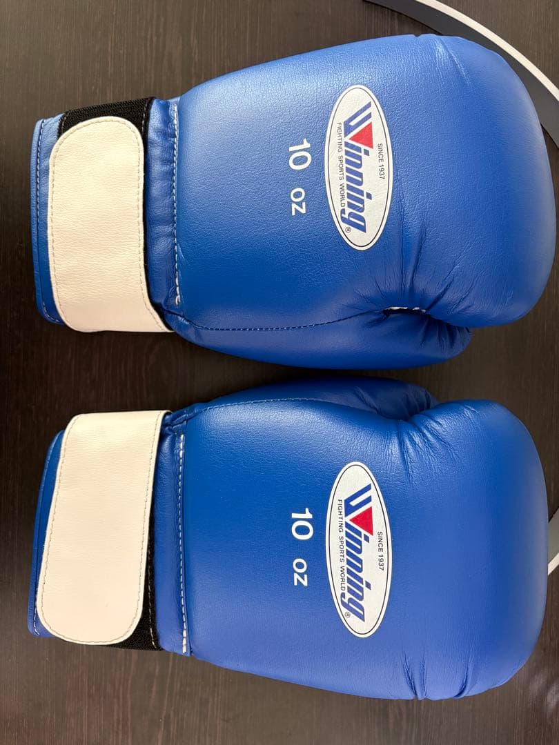 Winning ボクシンググローブ 10 oz 青　新品未使用　ソフトタイプ