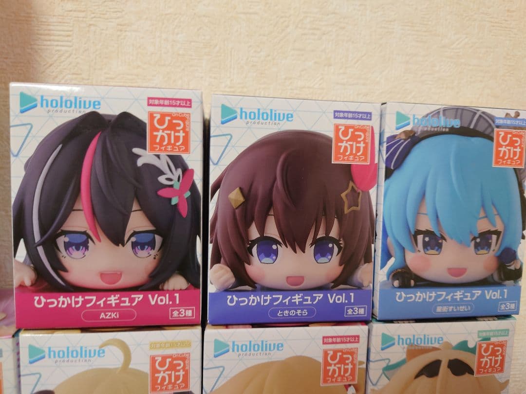 ホロライブ　ひっかけフィギュア Vol.1〜3, 5〜8　計19個