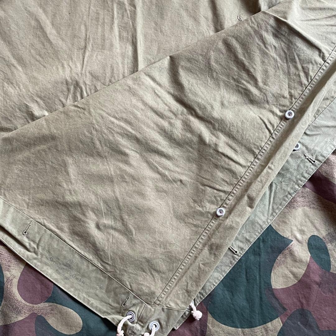 ベルギー軍　軍幕　テント　ポンチョ　USED　軍放出