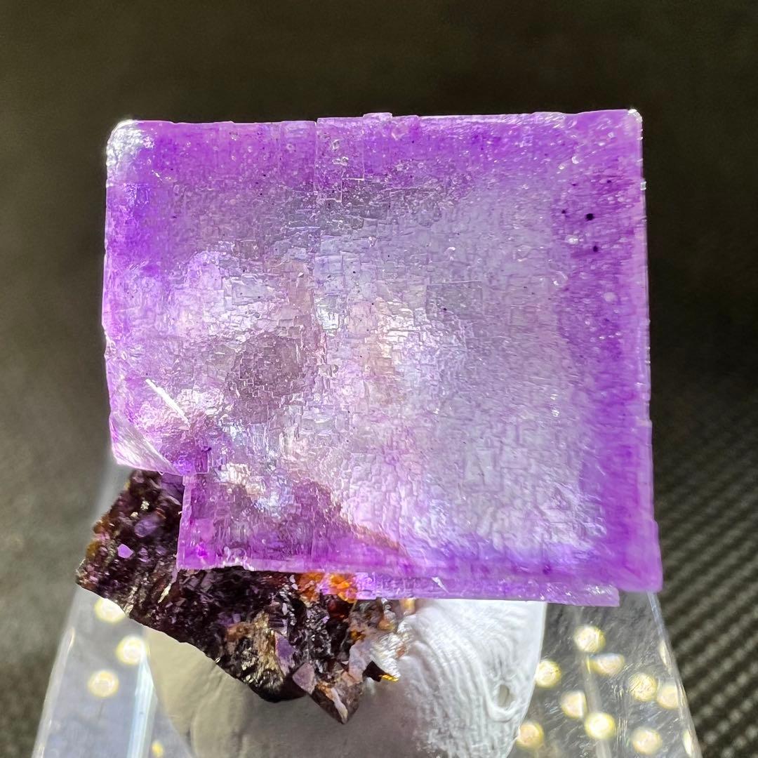 イリノイ産　パープルフローライト　美結晶