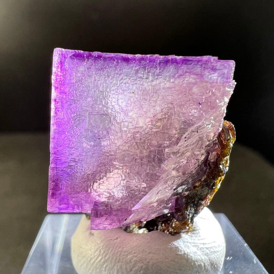 イリノイ産　パープルフローライト　美結晶