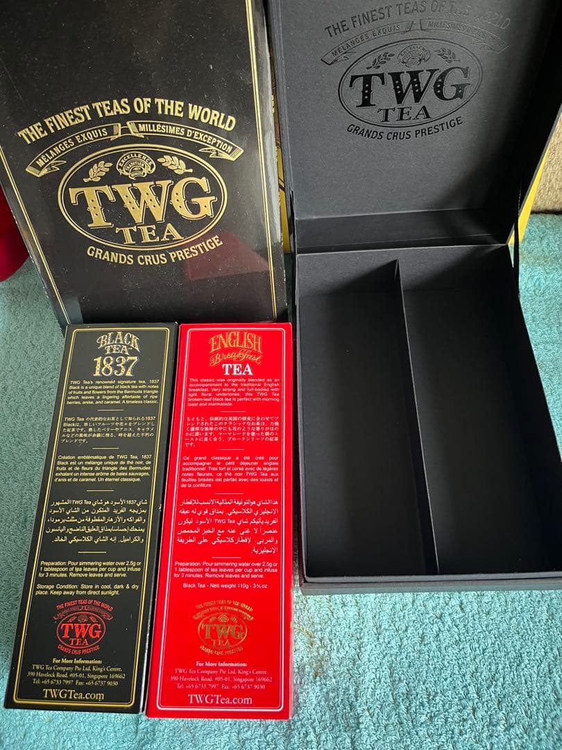 TWG 紅茶　ENGLISH Breakfast & BLACK TEA 2缶