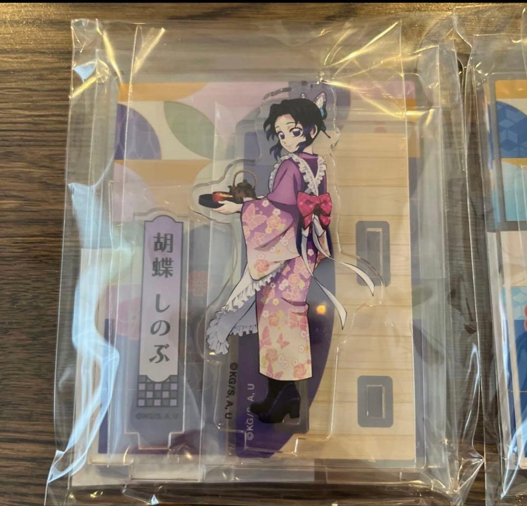 鬼滅の刃　セブンイレブン　セブンネット　コラボ　アクリルスタンド　義勇　しのぶ