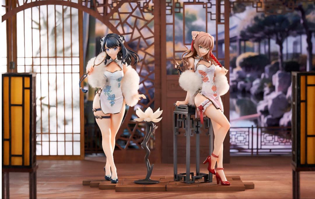 宝多六花＆南夢芽 チャイナドレスVer. 1/7 フィギュア APEX