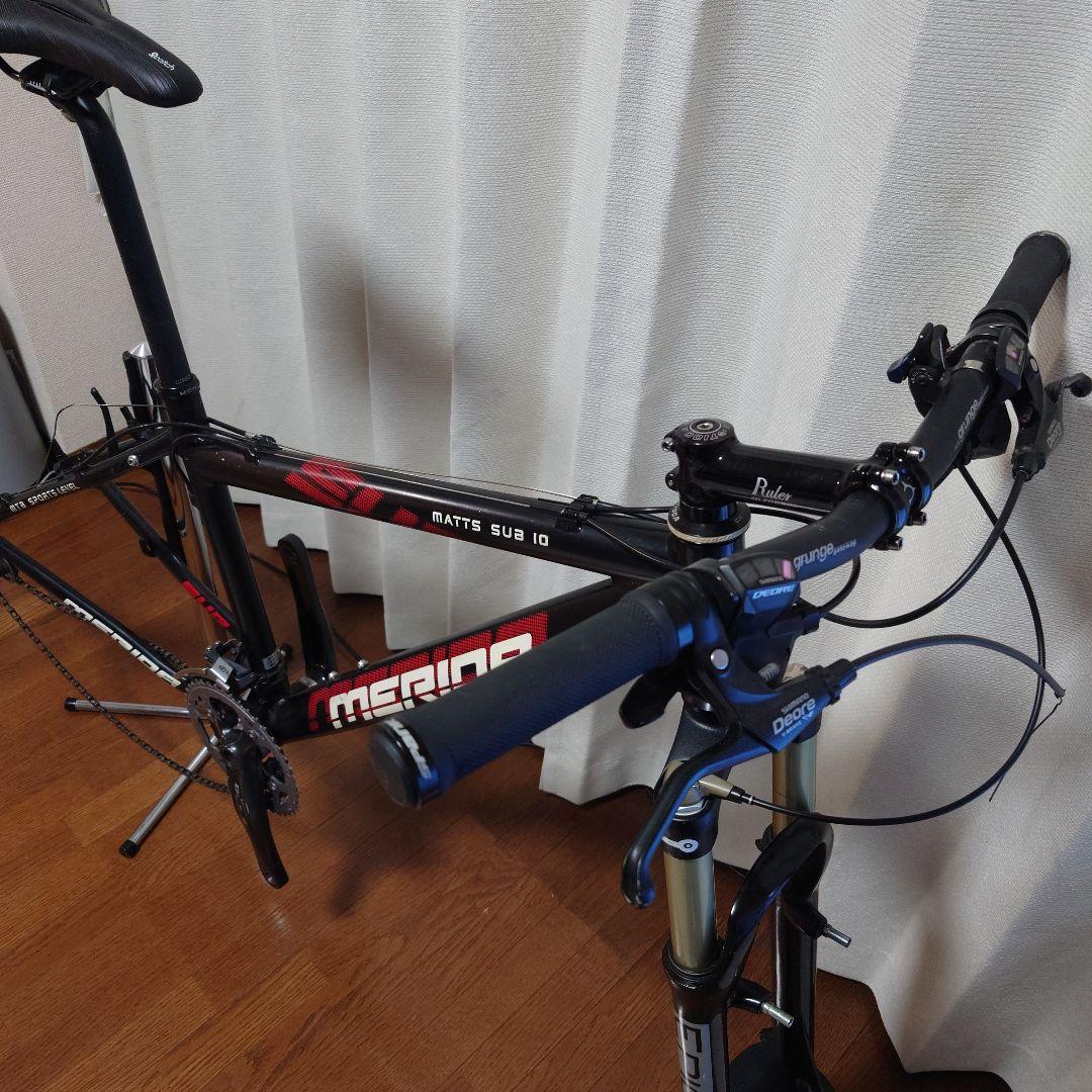 カスタムMERIDA MATTS SUB10 MTB シマノDEOREサンツアー