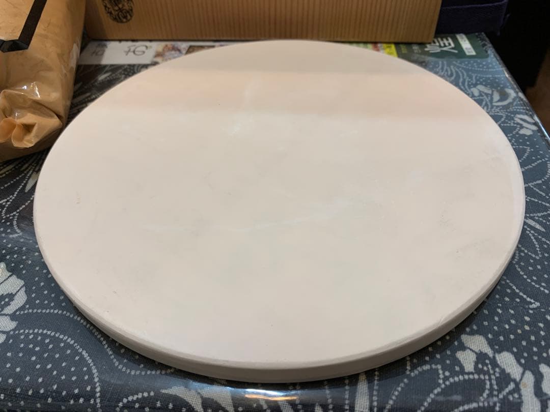 窯師辰敏作　浜松地紋　丸釜　面取風炉　風爐灰　爐用灰　底瓦　セット　茶道具