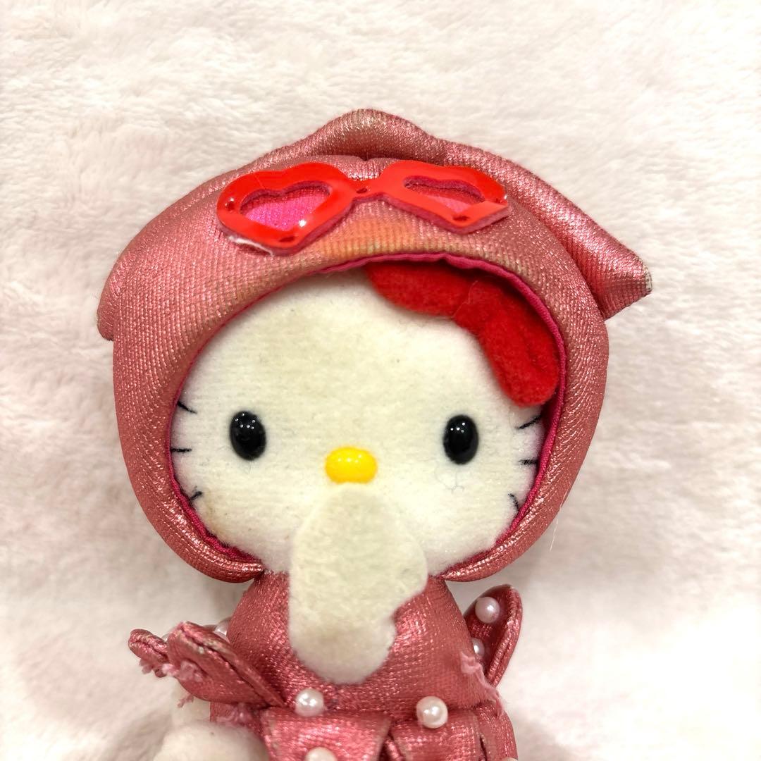 ご当地キティ 富山限定 ホタルイカ　ぬいぐるみキーホルダー　平成レトロ　レア