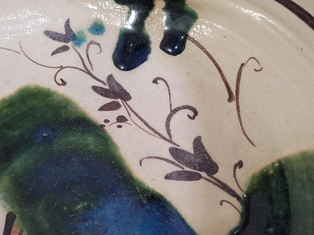 茶道具 織部 手鉢 共箱 美品 DT458