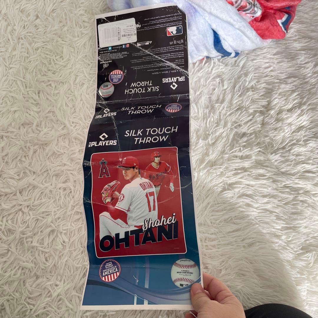 エンジェルス 大谷翔平 シルクタッチブランケット 127×152 大判