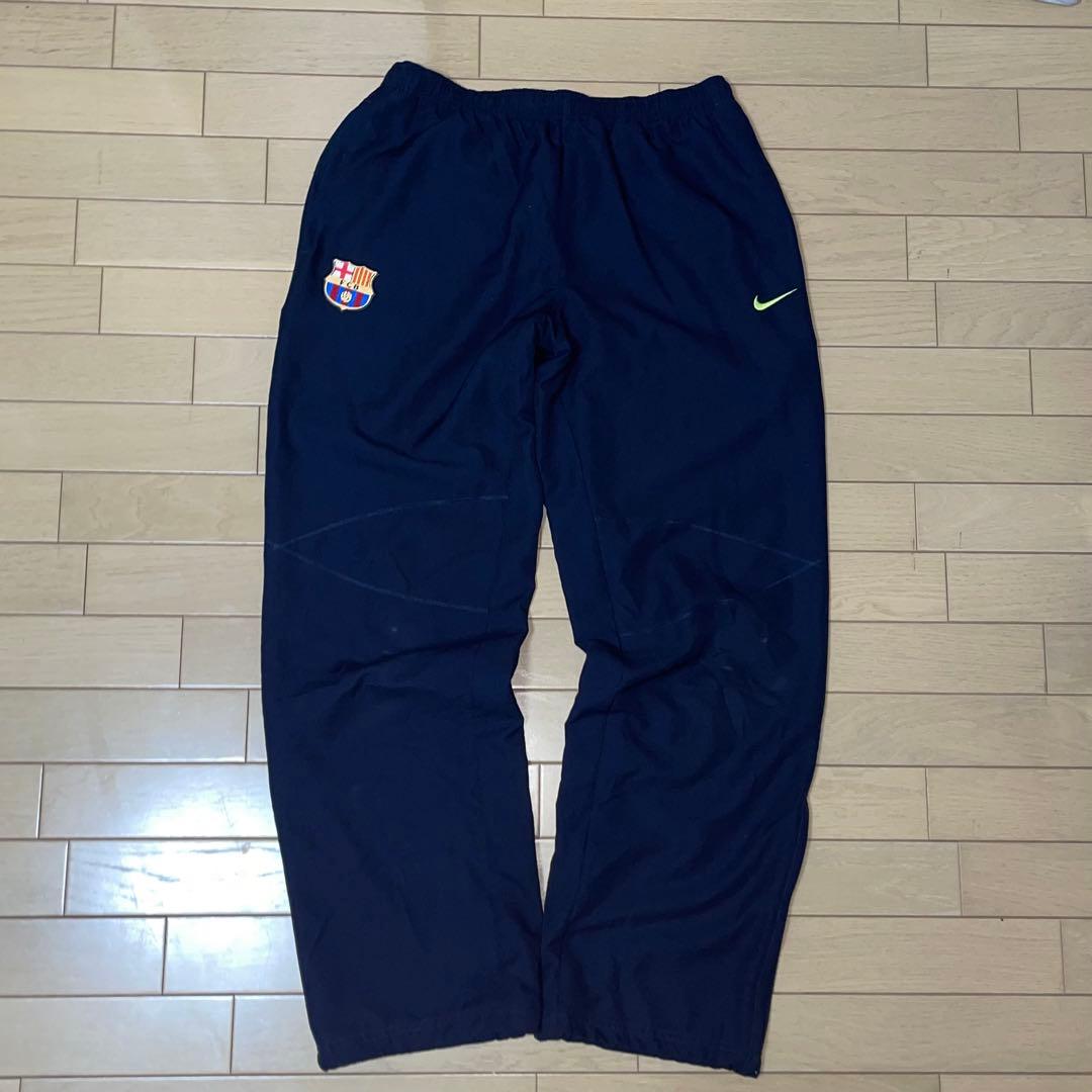 00s NIKE FC Barcelona ナイロンジャケット パンツ セット