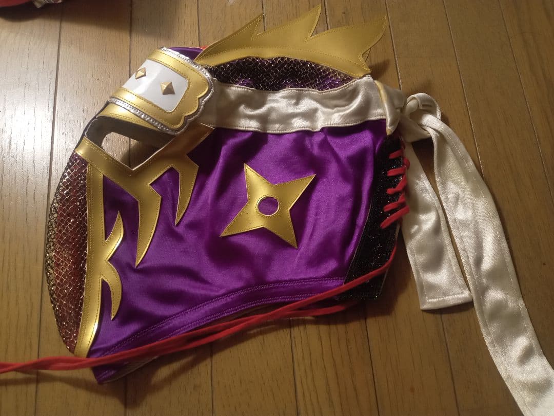 値下げ！ザ・グレートタケル試合用マスク プロレスマスク サイン入り