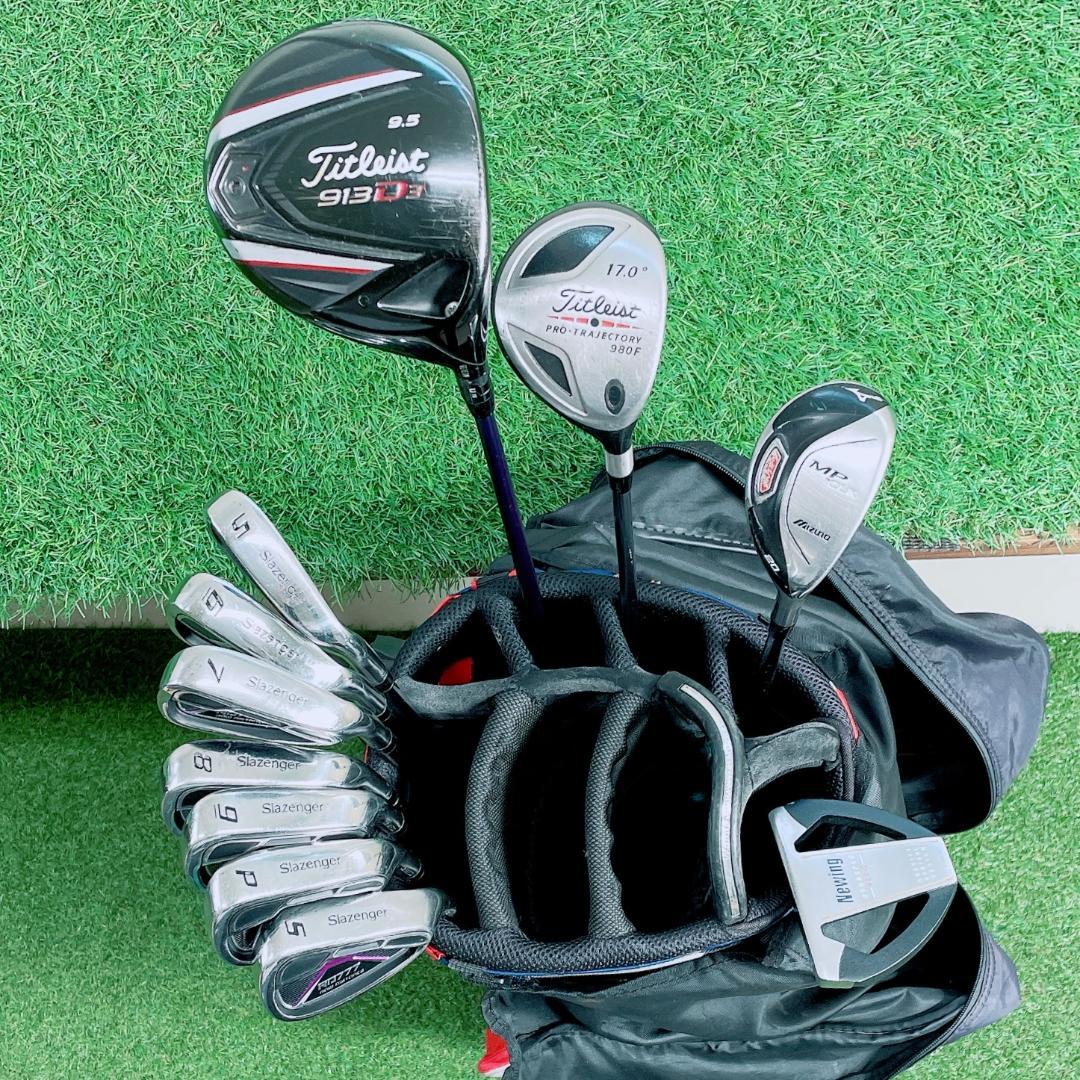 タイトリスト 913D メンズ ゴルフセット ミズノ　11本 N2207