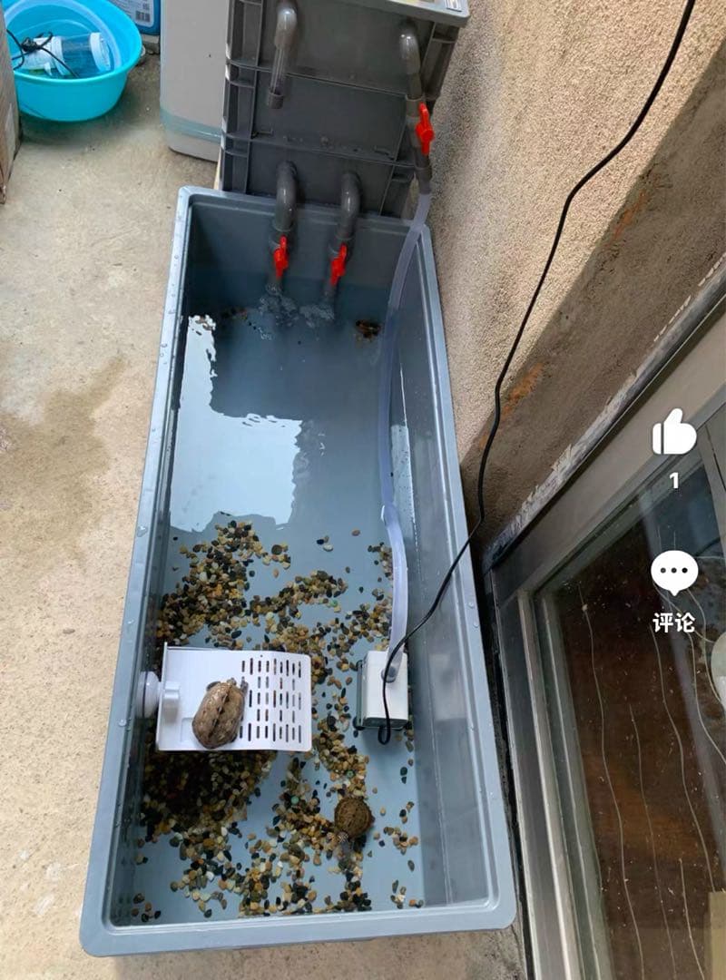 45w水中ポンプ付き大型水槽用万能フィルター 外部式飼育濾過器装置オーバーフロー