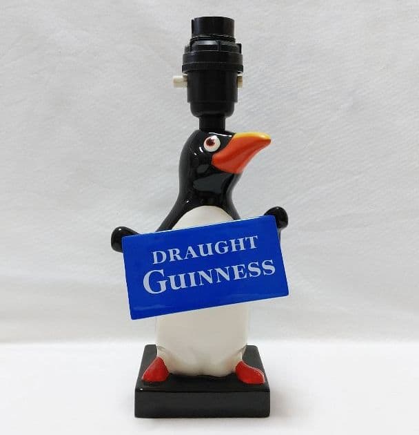 ペンギン ギネスビールGUINNESS陶器電灯スタンド❤︎限定ディスプレイセット