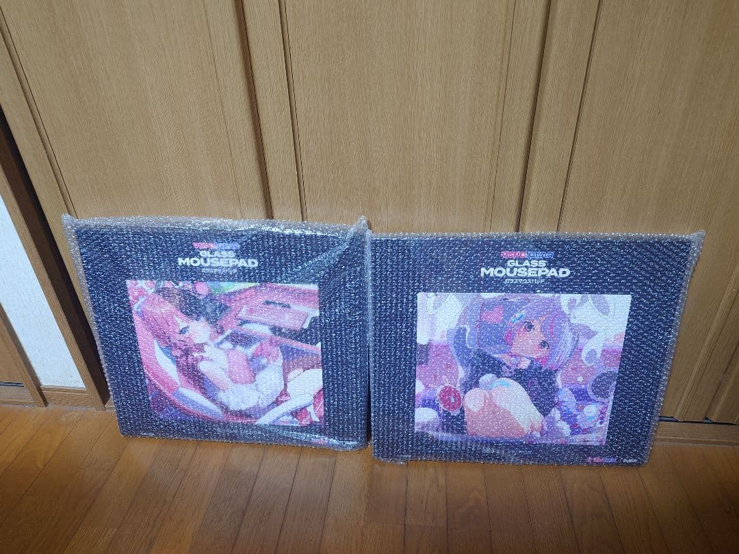 ぶいすぽっ！　橘ひなの　兎咲ミミ　ガラスマウスパッド