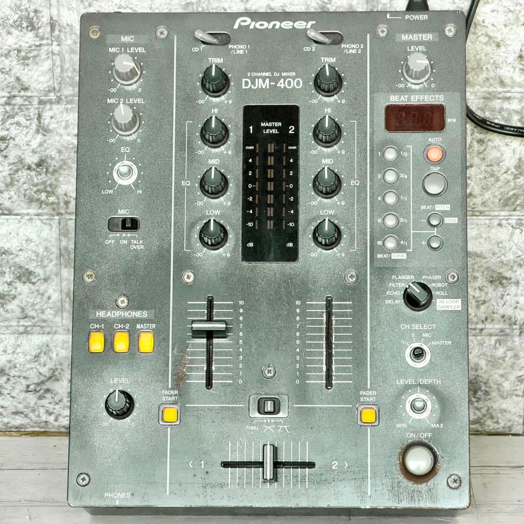 ジャンク品 Pioneer DJ「DJM-400」コンパクトDJミキサー