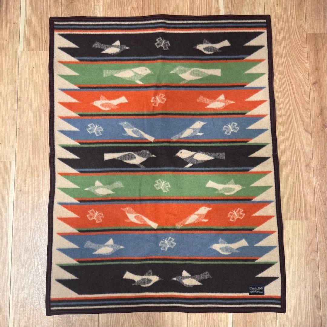 USA製 Pendleton ペンドルトン ウールブランケット約82×106cm