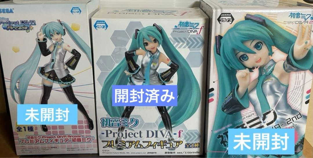 初音ミクProject DIVA プレミアムフィギュア　セット