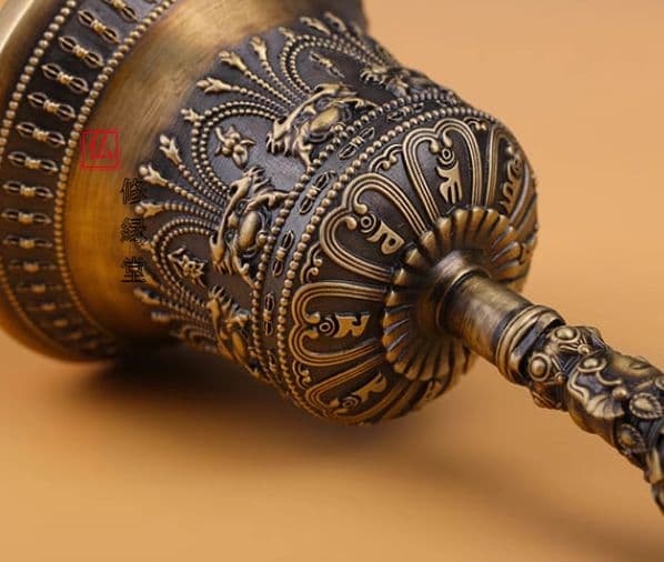 【修縁堂】真言宗 法器 五鈷金剛鈴 金剛杵 寺院用仏具