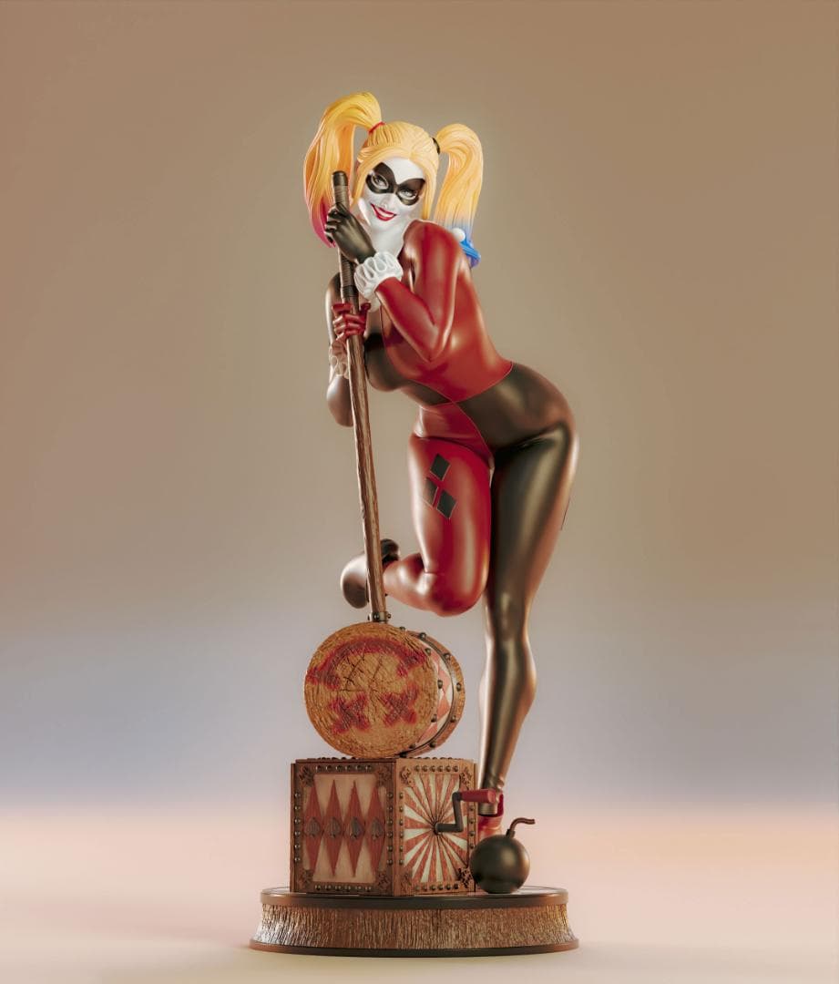 1/4　未塗装 未組立　フィギュア　ガレージキット 【 ハーレイ・クイン 】