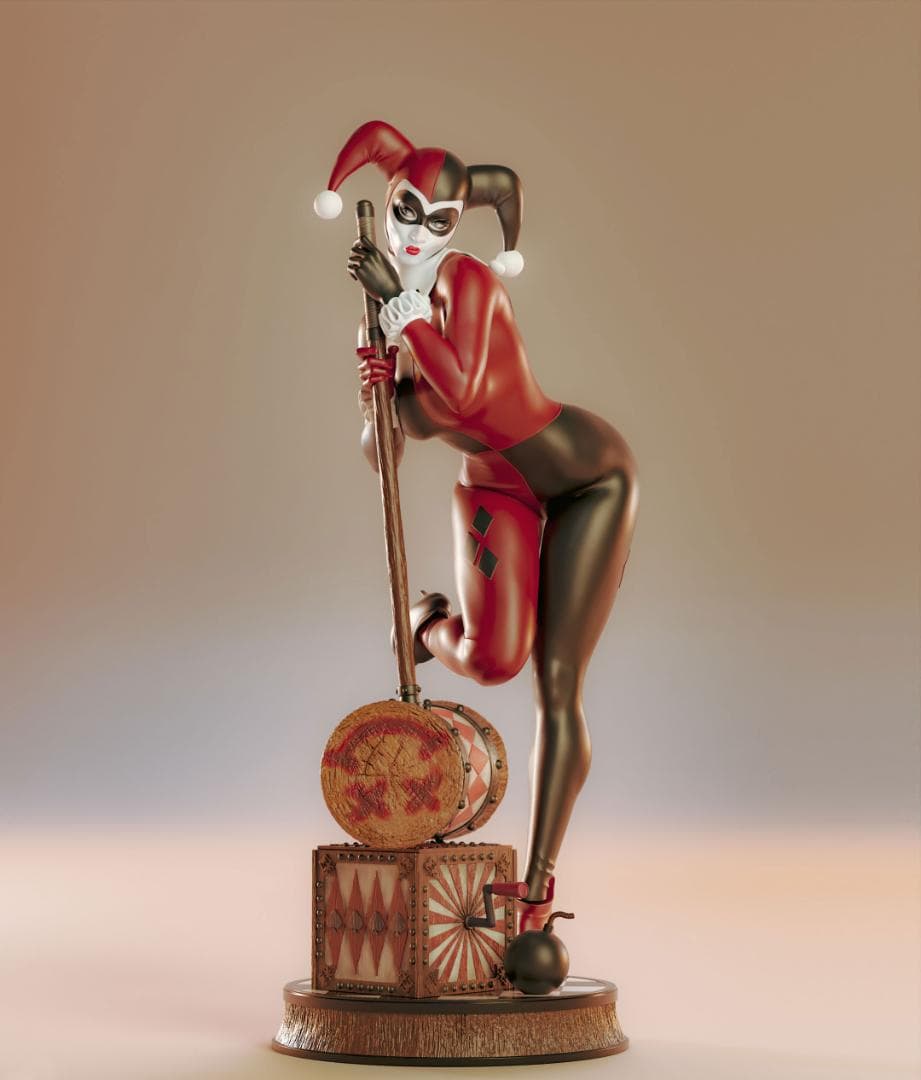 1/4　未塗装 未組立　フィギュア　ガレージキット 【 ハーレイ・クイン 】