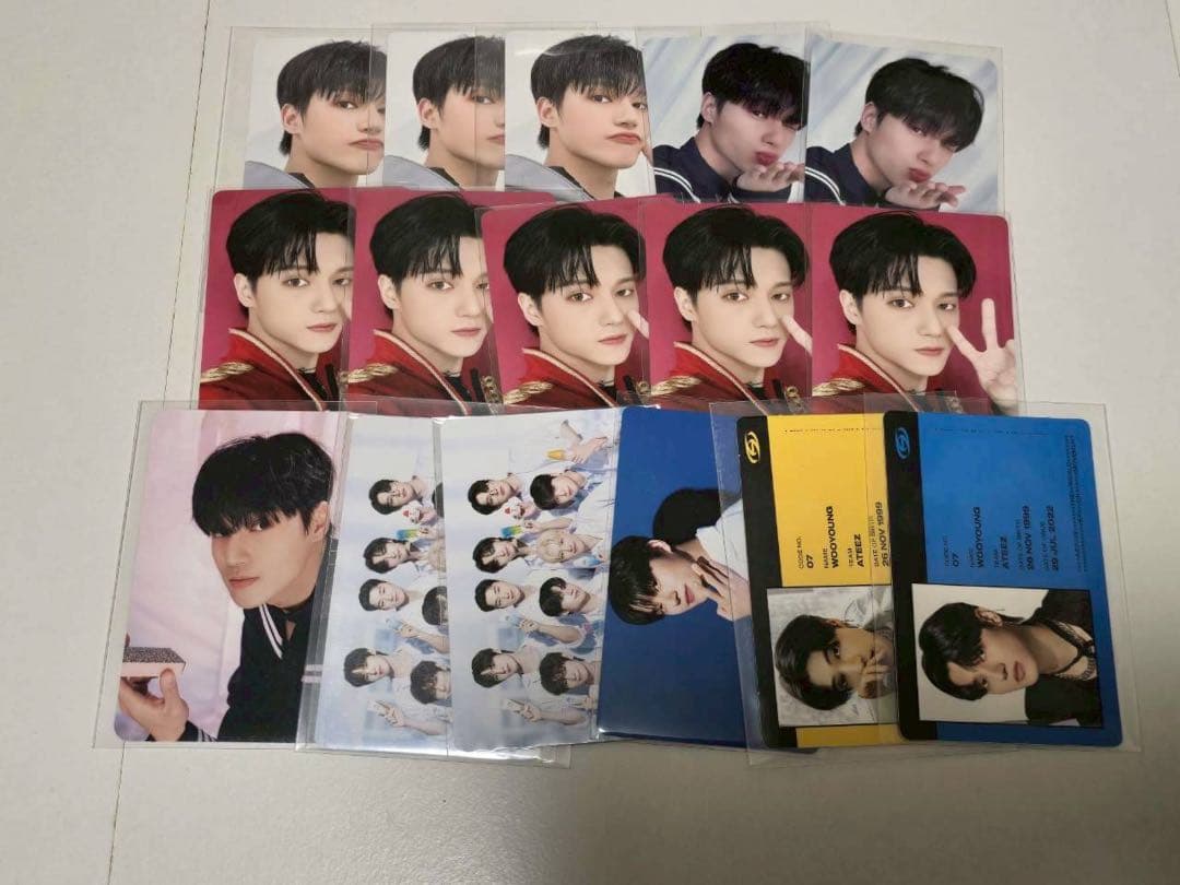 ateez アチズ ウヨン まとめ売り トレカセット 66枚