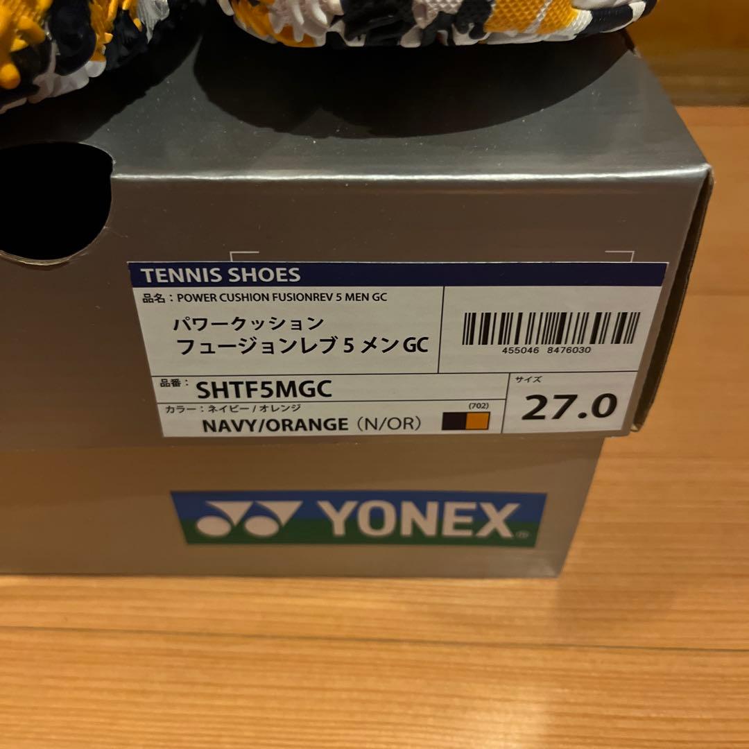 タ*読様 YONEX パワークッション フュージョンレブ5 メンズ GC 27.