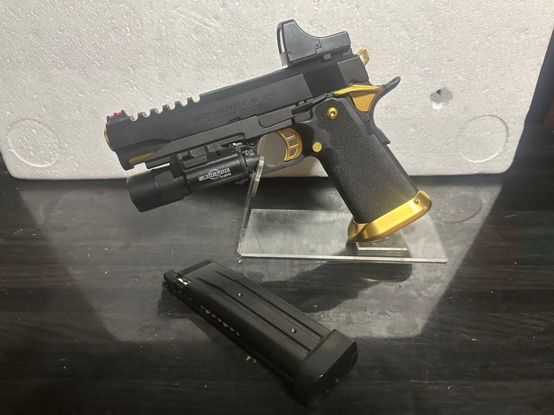 東京マルイ ハイキャパ5.1 ゴールドマッチカスタム ガスガン 18歳以上