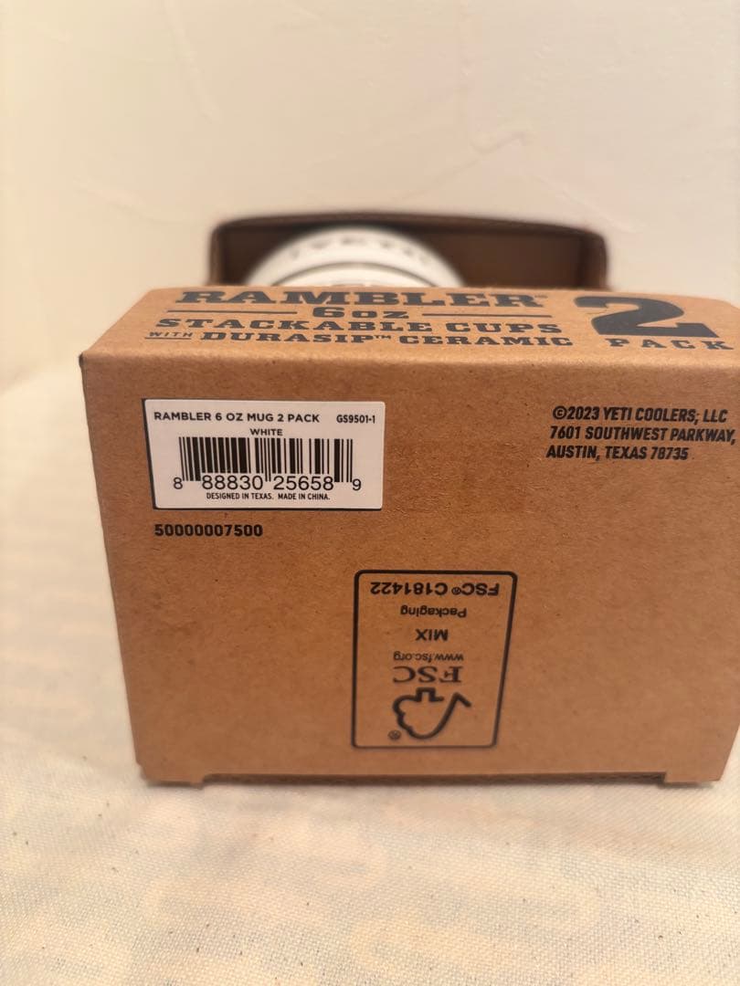 【新品】YETI 6oz スタッカブルマグ ２個セット！ホワイト