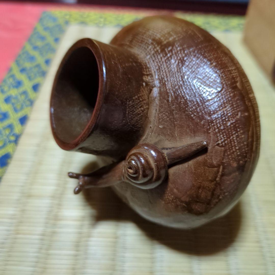 月芳作、高岡銅器高さ約7.5センチ花器