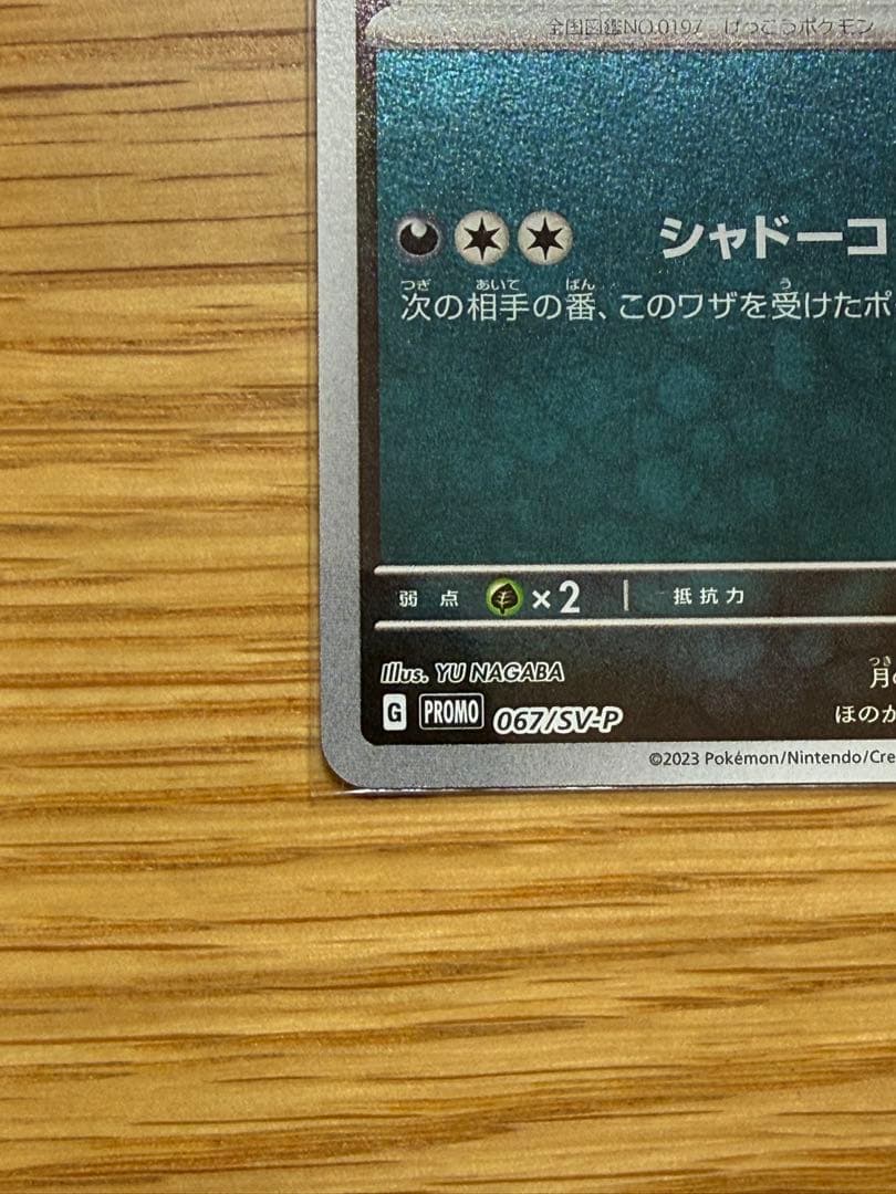 [極美品] ポケモンカード YU NAGABA ブラッキー