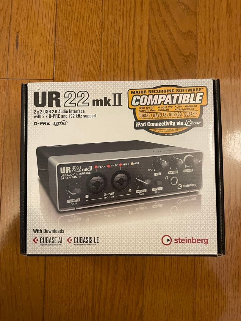 steinberg UR22 mk II USBオーディオインターフェイス