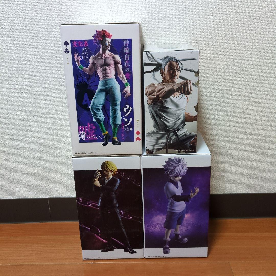 ハンターハンター 人気キャラクターフィギュア4点セット