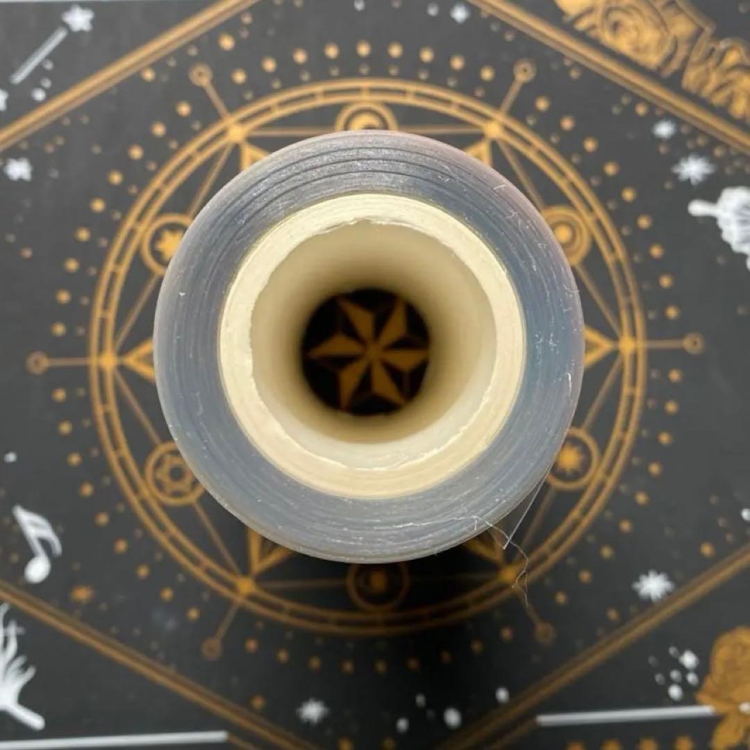 【9236】海外　中古巻貝殻銀マスキングテープ　半透明花火　装飾背景系　残量多め