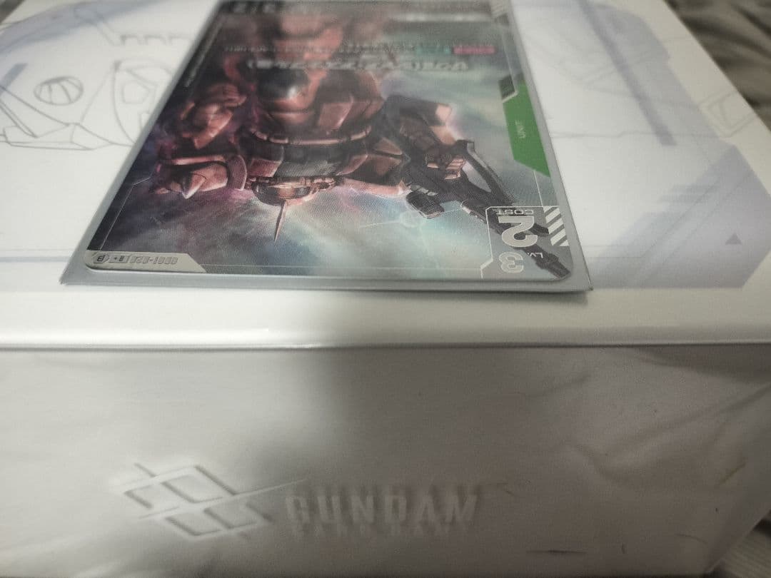 ガンダムカードゲーム　ザクⅡ(シャア・アズナブル機)　R+　リミテッドBOX