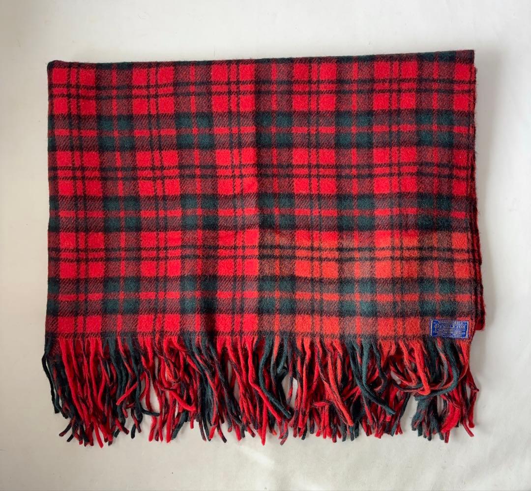 50s PENDLETON ウール ブランケット ビンテージ ペンドルトン