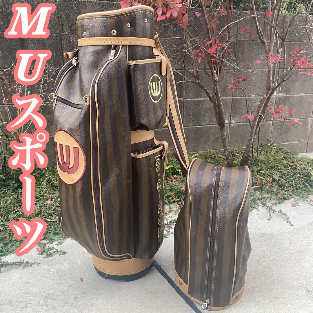 綺麗 MU スポーツ （ミエコウサコ） シグネチャー キャディバッグ レザー