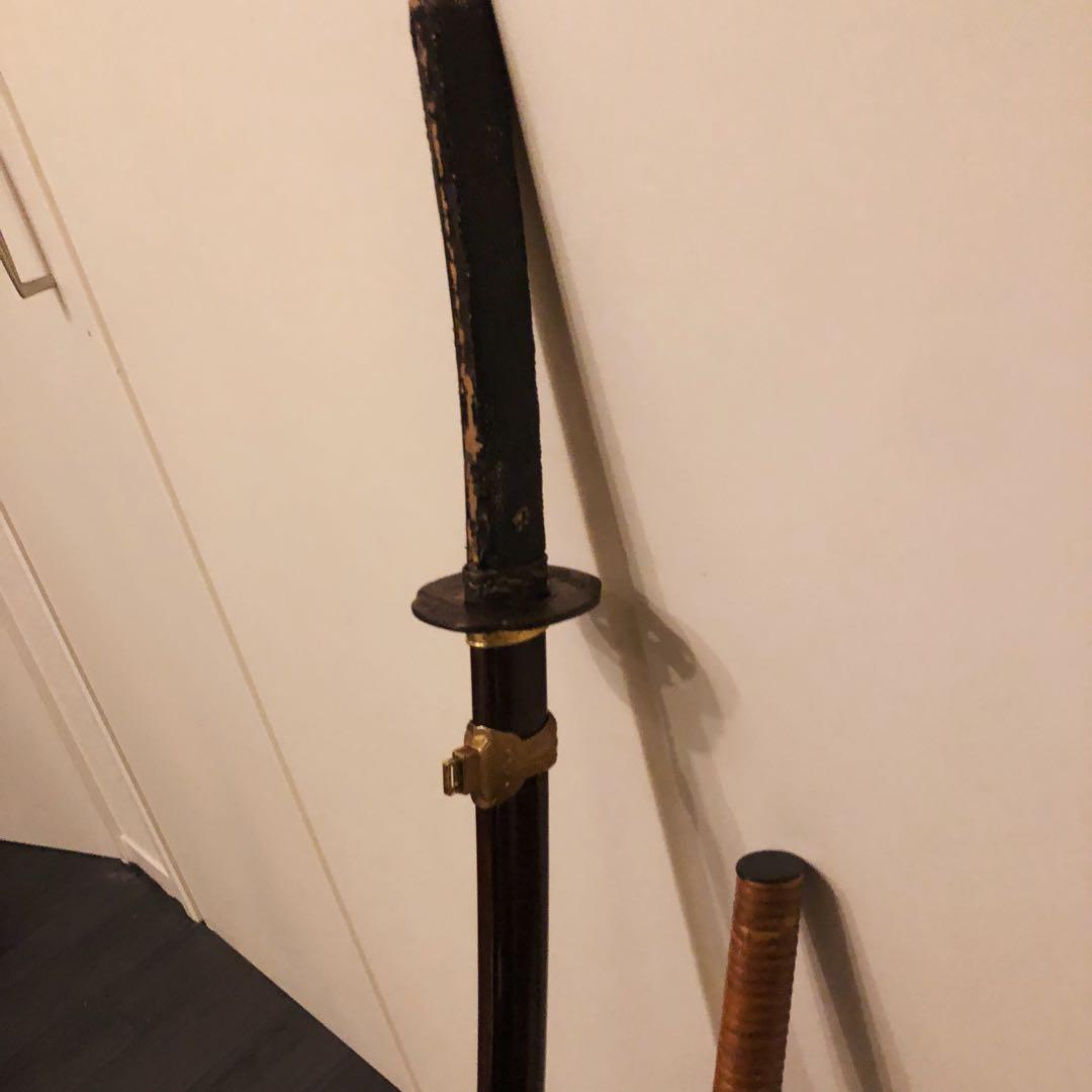 模造刀　2本セット　太刀　脇差　骨董品　ジャンクあり　藤牧　白鞘