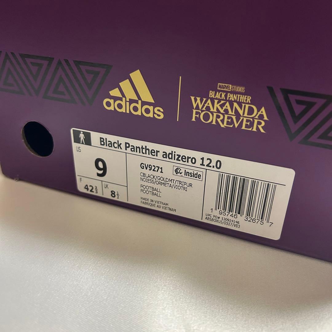 adidas マーベル ブラックパンサー ADIZERO12.0　27.0cm