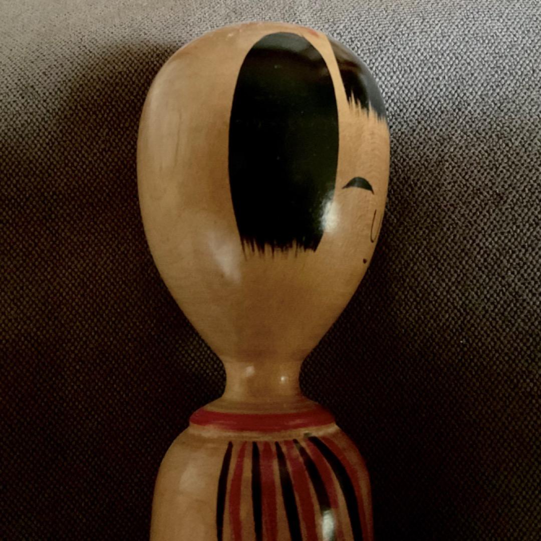 伝統こけし 木地山系 阿部平四郎作 秋田 川連