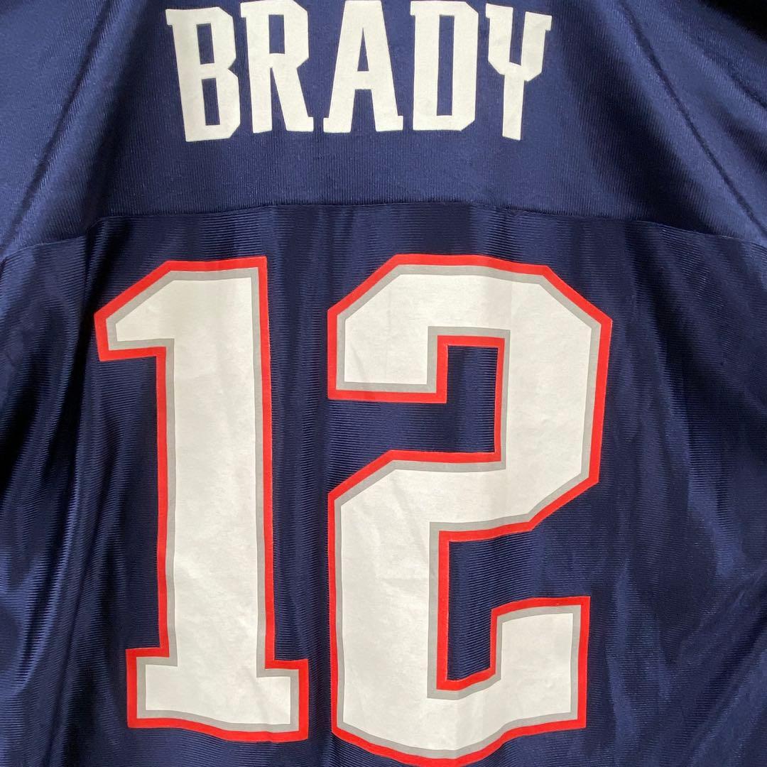 プレイヤーズ×NFL　ペイトリオッツ　紺　XL　トム・ブレイディ【4549】