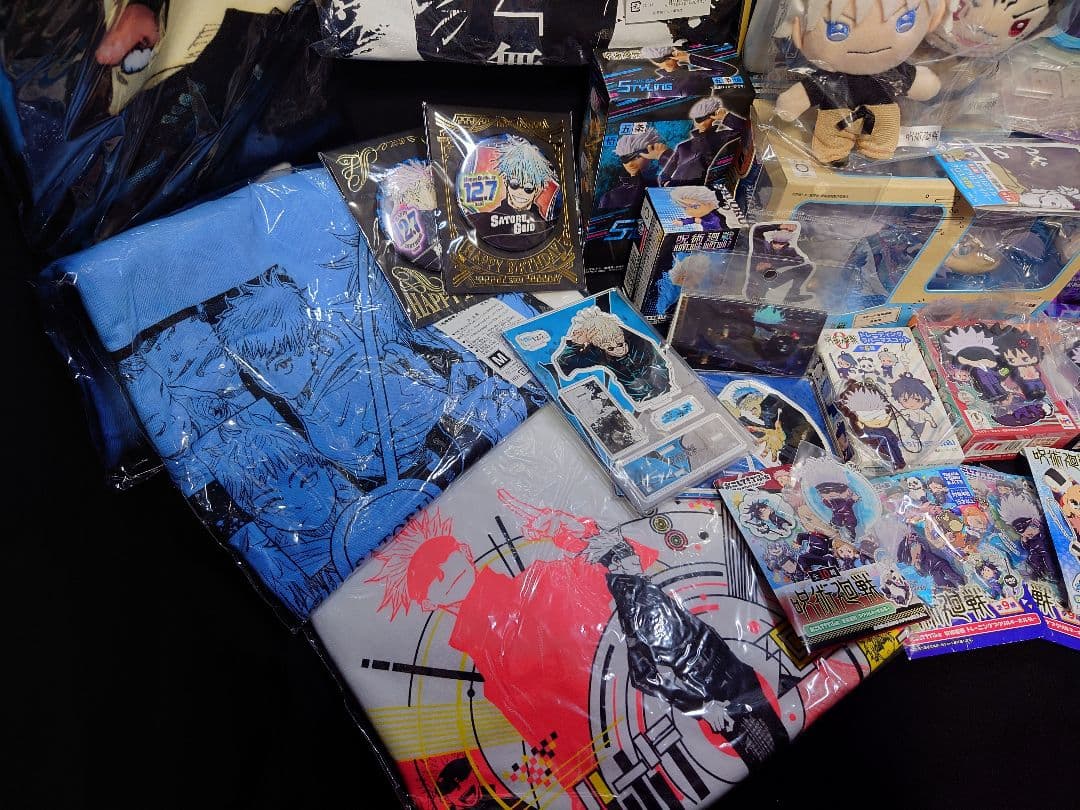 呪術廻戦 五条悟 公式グッズ るかっぷ Tシャツ3 アクスタ他大量詰合せセット
