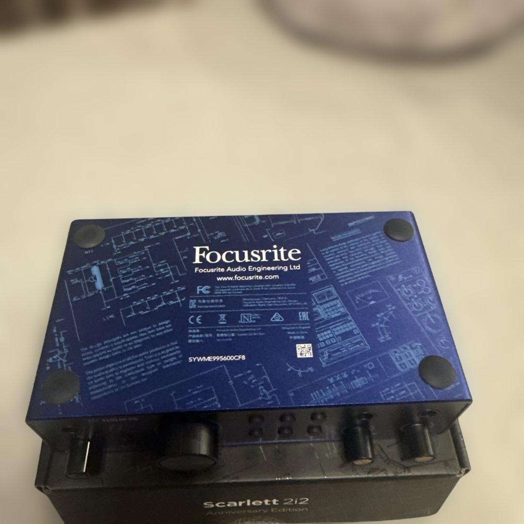 Focusrite Scarlett 2i2 第4世代 40周年記念限定モデル