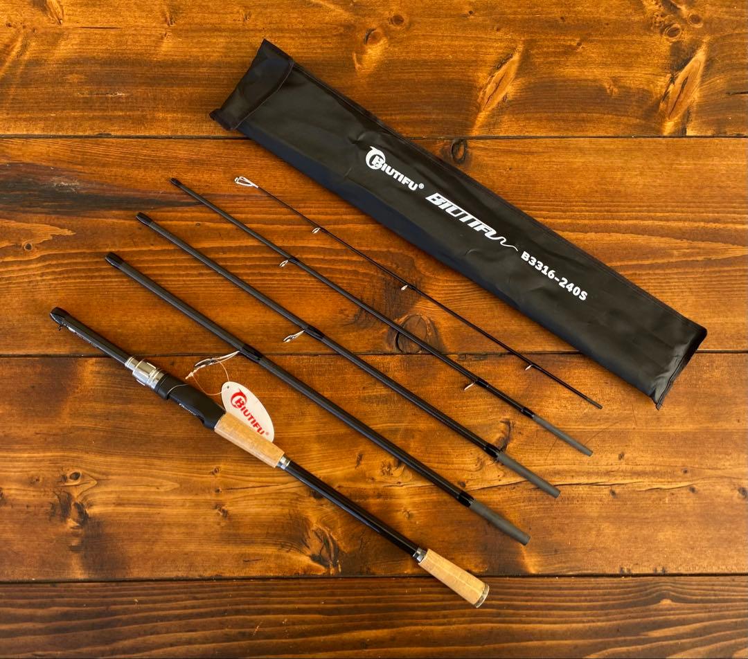 エギングセット　パックロッド　エギングロッド　8ft PEライン　釣り竿セット