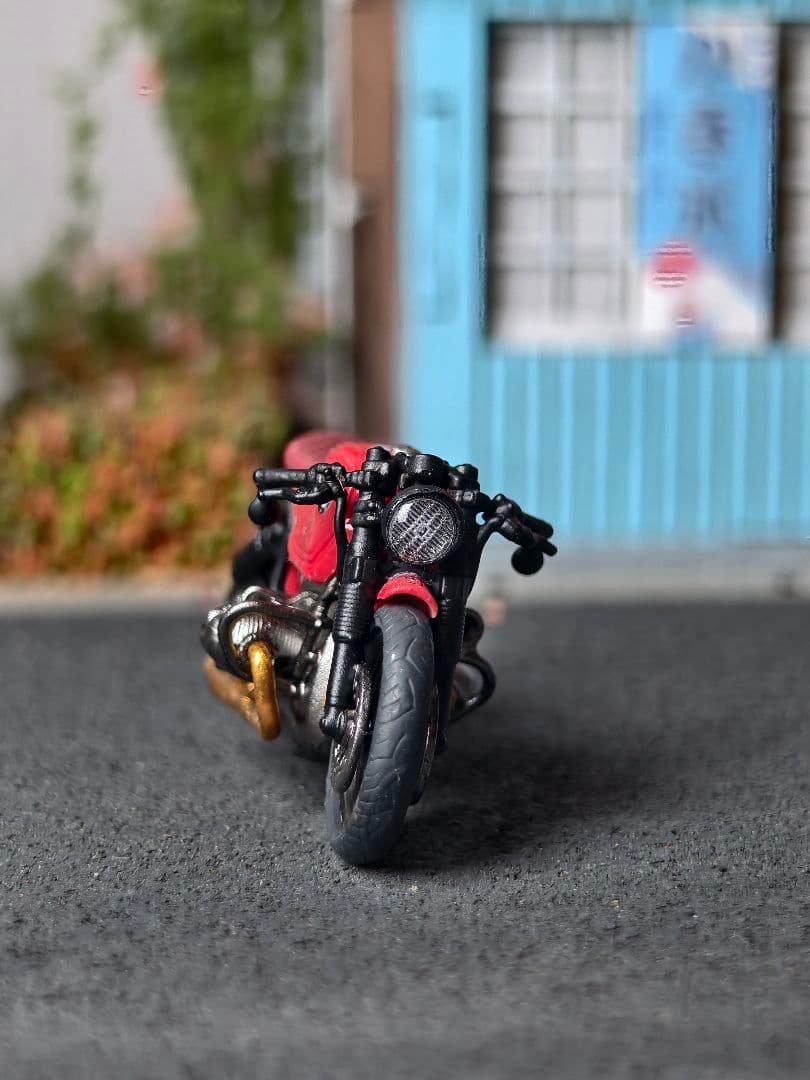 1/64  R100 バイク模型 ミニチュア