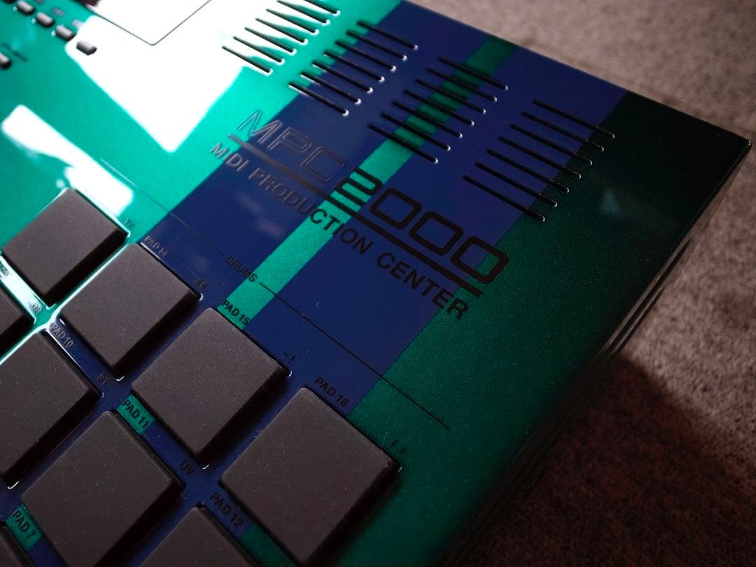 AKAI MPC2000 カスタムペイント フルリペア完動品LED交換 液晶新品