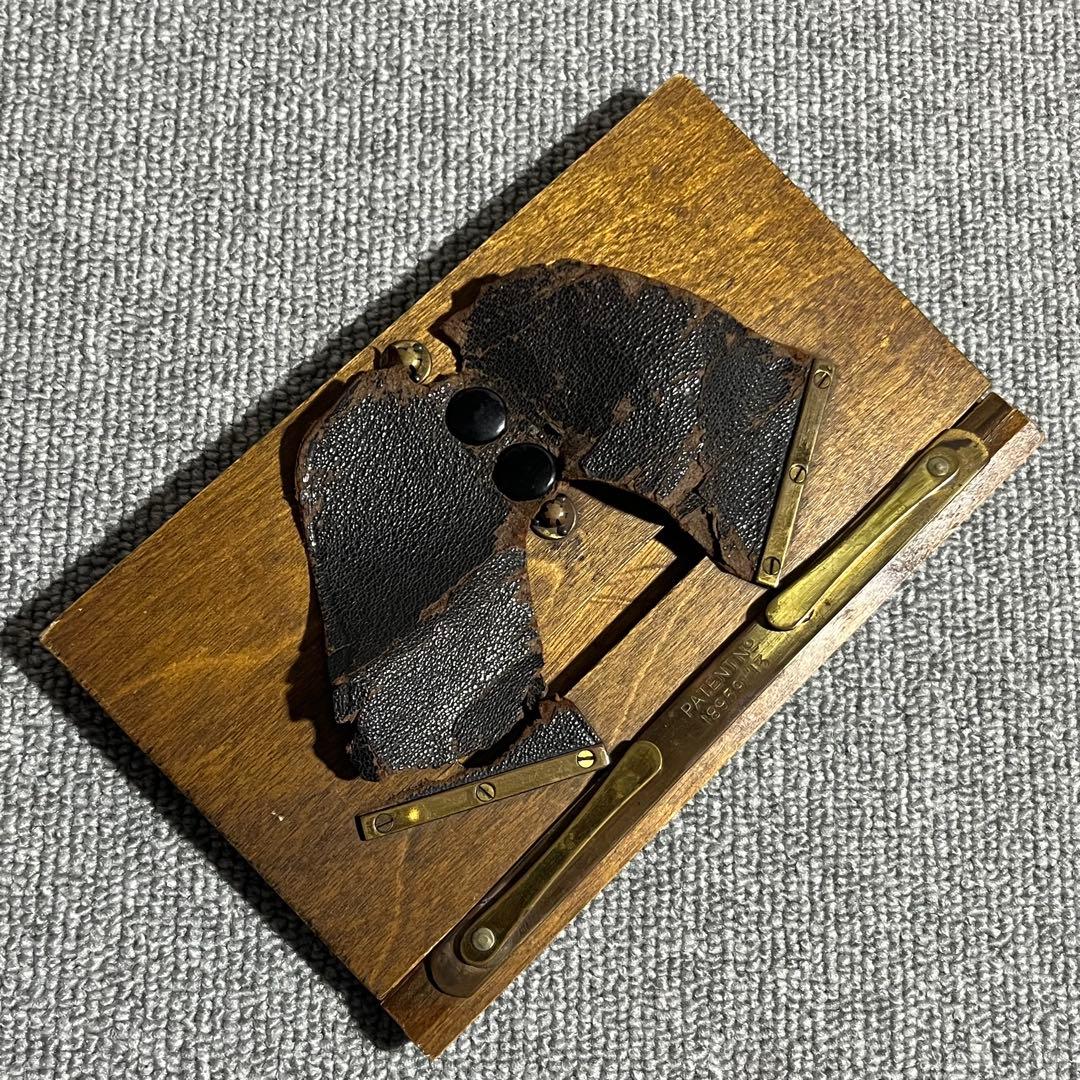 10s 英国 アンティーク ブック 楽譜 スタンド コンパクト ビンテージ レア