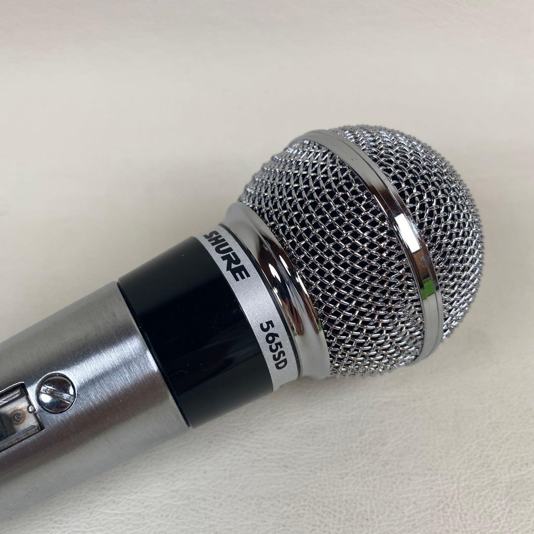 美品　SHURE DYNAMIC マイク　565SD